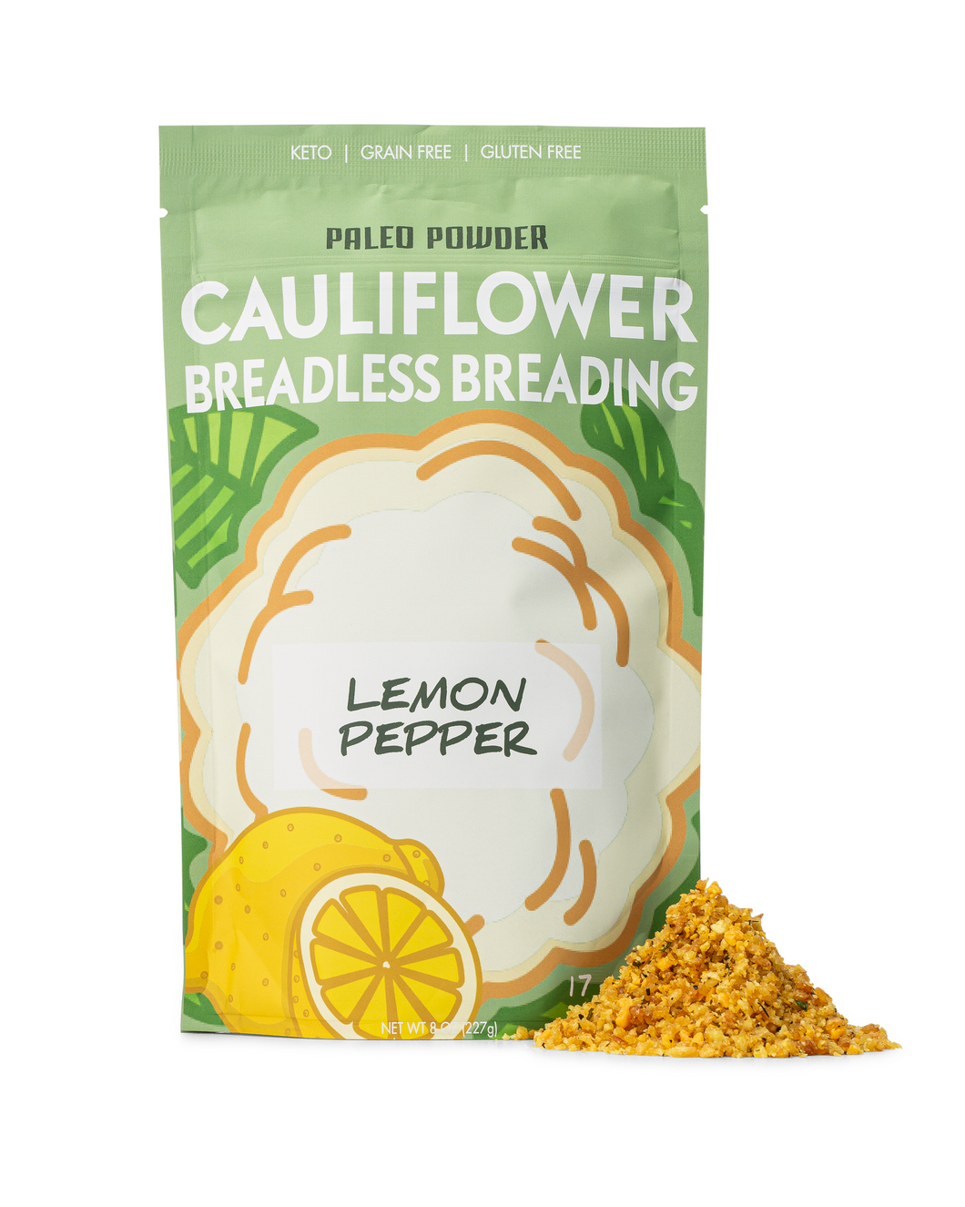 Cauliflower Breadless Breading - Lemon Pepper