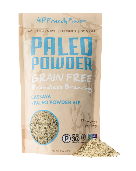 Paleo Powder Cassava + AIP Breadless Breading