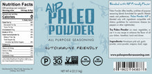 Load image into Gallery viewer, Paleo Powder All Purpose Seasoning Lifestyle Four Pack
